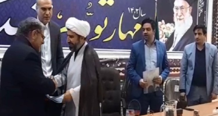 مراسم معارفه معاونین سیاسی و عمرانی فرماندار هرسین برگزار شد/فیلم