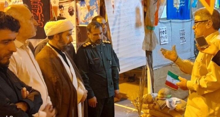 افتتاح نمایشگاه پایگاههای اسوه در شهرستان هرسین+تصویر