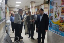 بازدید رئیس دانشگاه علوم پزشکی استان از مرکز بهداشتی درمانی بیستون