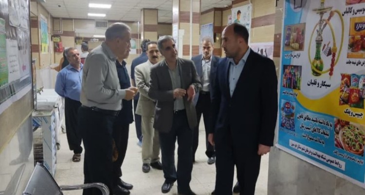 بازدید رئیس دانشگاه علوم پزشکی استان از مرکز بهداشتی درمانی بیستون