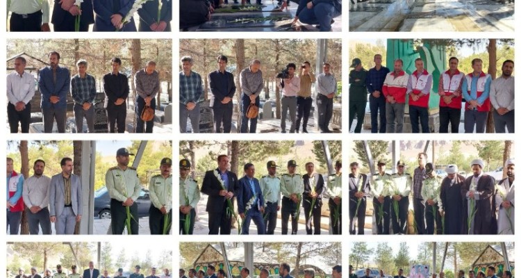 تجدید میثاق با آرمان های شهدا در هرسین+تصویر