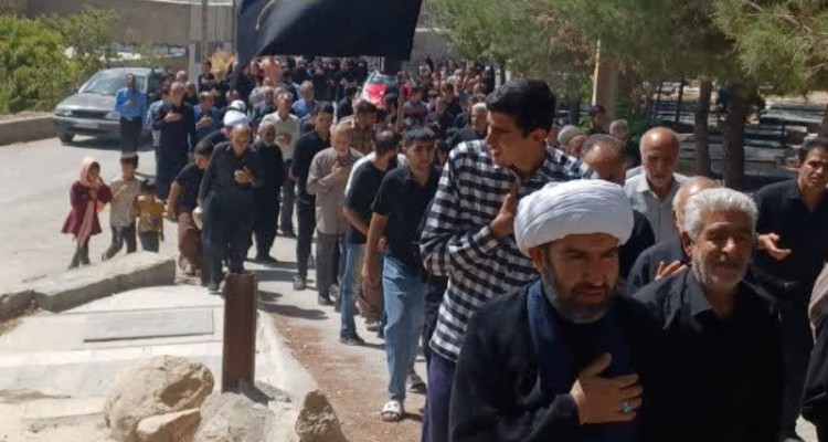 برگزاری مراسم عزاداری ۲۸ صفر در هرسین+تصویر