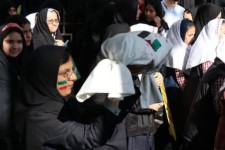 مشق استکبار ستیزی در 13آبان دارالمومنین هرسین