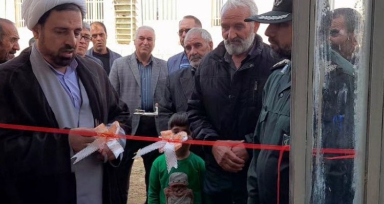 افتتاح حسینه ثارالله روستای مله حسن بقعه هرسین