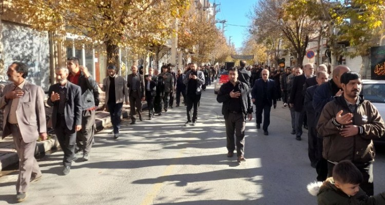 مراسم سالروز شهادت حضرت فاطمه س در هرسین