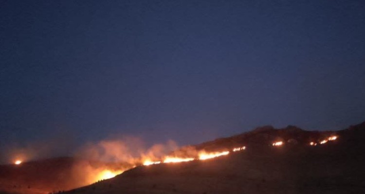 آتش سوزی در 20هکتار از مراتع شهرستان هرسین