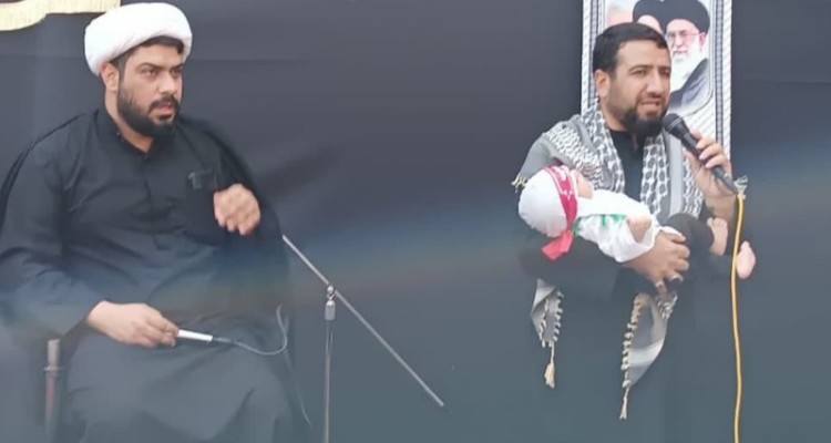 همایش شیرخوارگان حسینی در هرسین برگزار شد