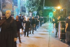 حال و هوای هرسین در شب تاسوعای حسینی=فیلم