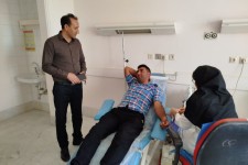 استقبال مردم از حضور سازمان انتقال خون استان در هرسین