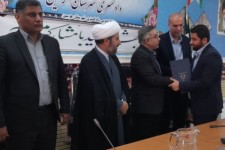 مراسم تکریم و معارفه دادستان هرسین برگزار شد