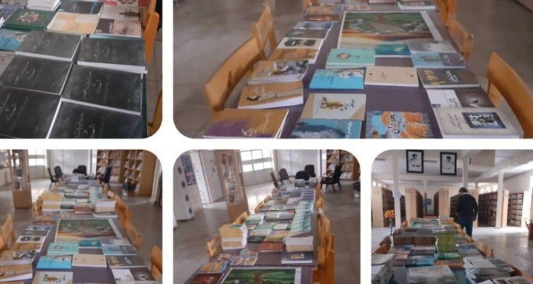 اهداء ۵۰۰ جلد کتاب به کتابخانه عمومی شهرستان هرسین