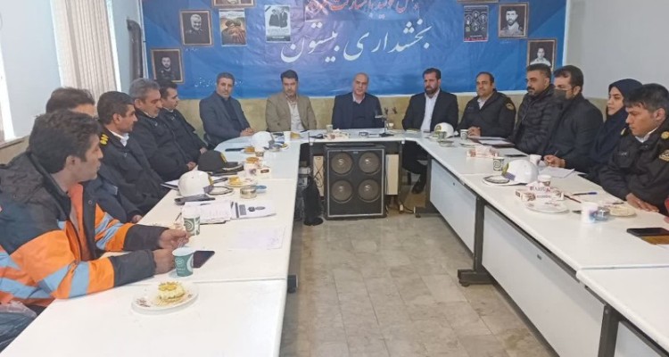 تاکید فرماندار هرسین بر رفع نقاط حادثه خیز شهرستان