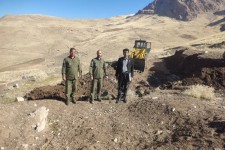 رفع تصرف ۱۵۰۰متر از اراضی ملی در بخش بیستون