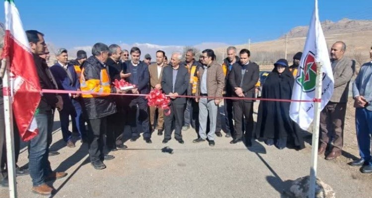 بهره برداری از سه پروژه عمرانی در روستاهای بخش مرکزی هرسین