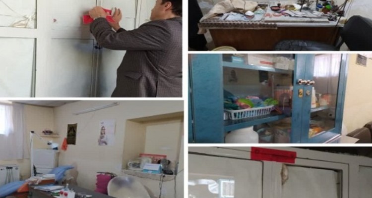 پلمب یک مرکز دندانپزشکی غیرمجاز در هرسین