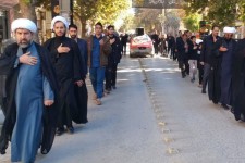 مراسم سینه‌زنی و عزاداری شهادت حضرت زهرا (س) در هرسین