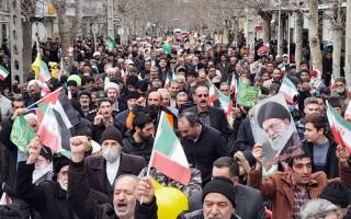 حضور پرشور مردم دارالمومنین هرسین در راهپیمایی ۲۲ بهمن