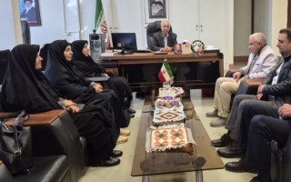 دیدار رییس جدید اداره بهزیستی با فرماندار هرسین