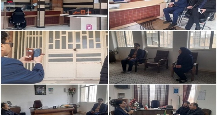 بازدید سرزده معاون سیاسی امنیتی فرمانداری هرسین از برخی ادارات و بانک های شهرستان