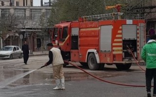 پاکسازی مسیل های محدوده میدان جمهوری اسلامی در هرسین