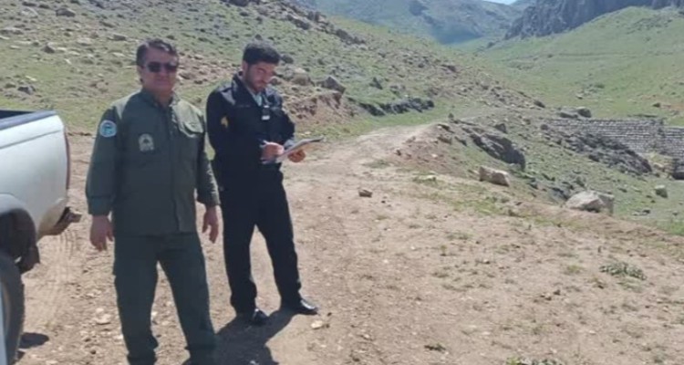 خلع ید 2هکنار از اراضی ملی هرسین