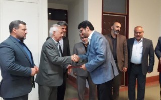 مراسم تودیع و معارفه رئیس اداره راه و شهرسازی شهرستان هرسین