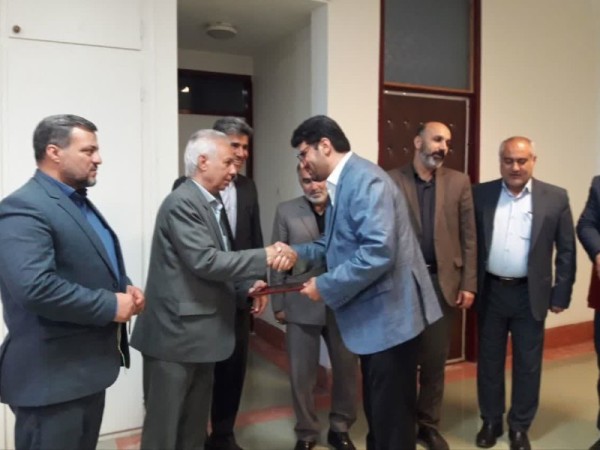 مراسم تودیع و معارفه رئیس اداره راه و شهرسازی شهرستان هرسین