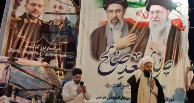 مراسم بزرگداشت سپهبد شهید محمد پاکپور و سرلشکر شهید غلامرضا سلیمانی در هرسین