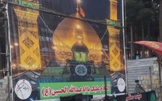 در آستانه ماه محرم هرسین سیاه پوش شد.+فیلم