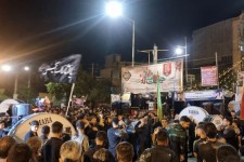 مراسم شب تاسوعای حسینی در هرسین+فیلم