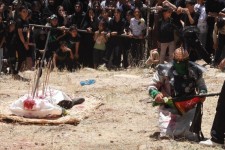 آئین سنتی مذهبی تعزیه خوانی در هرسین  برگزار شد