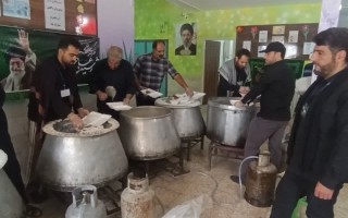 موکب شهدای شهرستان هرسین در مشهد الرضا مستقر شد