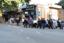 مرحله چهارم مانور تذکر لسانی امر به معروف و نهی از منکر در هرسین اجرا شد+تصویر
