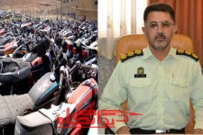 توقيف 40 دستگاه موتورسيکلت متخلف در هرسين 