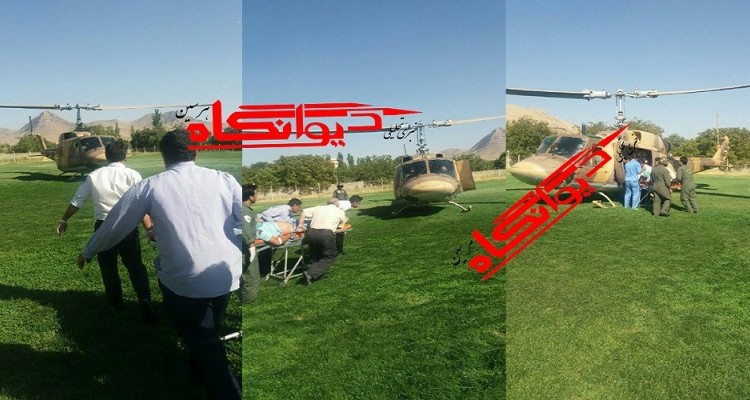 مصدومیت دو موتور سوار در دو سانحه رانندگی  هرسین/انتقال مصدوم با اورژانس هوایی به مرکز استان