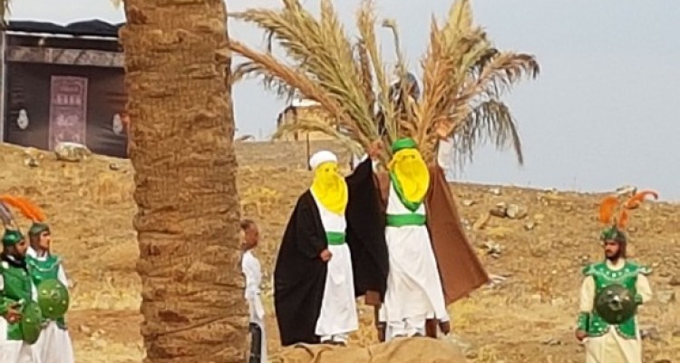 مراسم بازسازی واقعه غدیر خم در هرسین96+فیلم