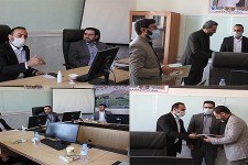 مراسم تودیع و معارفه مسئول حراست دانشگاه آزاد اسلامی هرسین برگزار شد