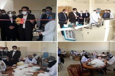 یک واحد کارگاه تولید ماسک  در هرسین به بهره برداری رسید