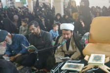 دعای پرفیض عرفه در هرسین برگزار شد