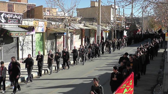 مراسم اربعین سرور و سالار شهیدان حضرت ابا عبدالله الحسین(ع)در هرسین برگزار می شود