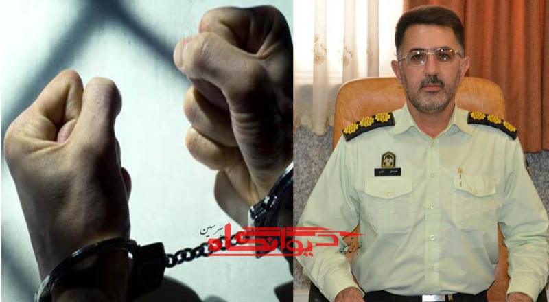 دستگیری 10 سارق و کشف پانزده مورد سرقت در هرسين 