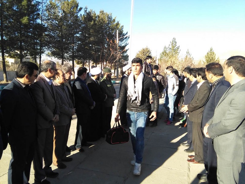 اعزام 145نفر از دانش آموزان هرسینی  به مناطق عملیاتی جنوب کشور+تصویر