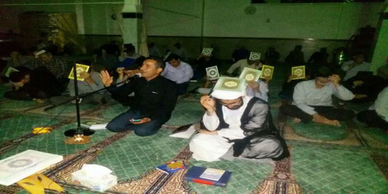 مراسم شب نوزدهم ماه رمضان در مساجد و حسینیه های هرسین برگزار شد