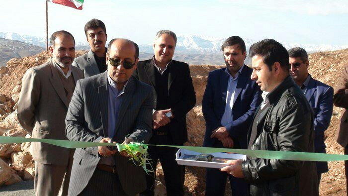 افتتاح سازه مکانیکی مهار سیل آب در شهرستان هرسین 