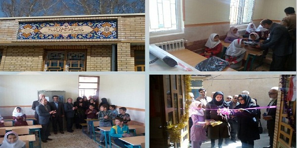 افتتاح دو باب مدرسه 2کلاسه در روستاهای شهرستان هرسین