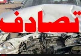 تصادف مرگبار سمند با موتور سیکلت در هرسین 