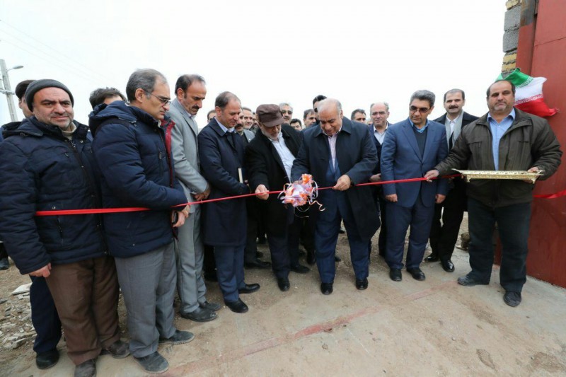 افتتاح پروژه های آبیاری بارانی و پرواربندی گوسفند در شهرستان هرسین