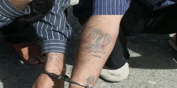 دستبند پلیس بر دستان 2 شرور سابقه دار در هرسین