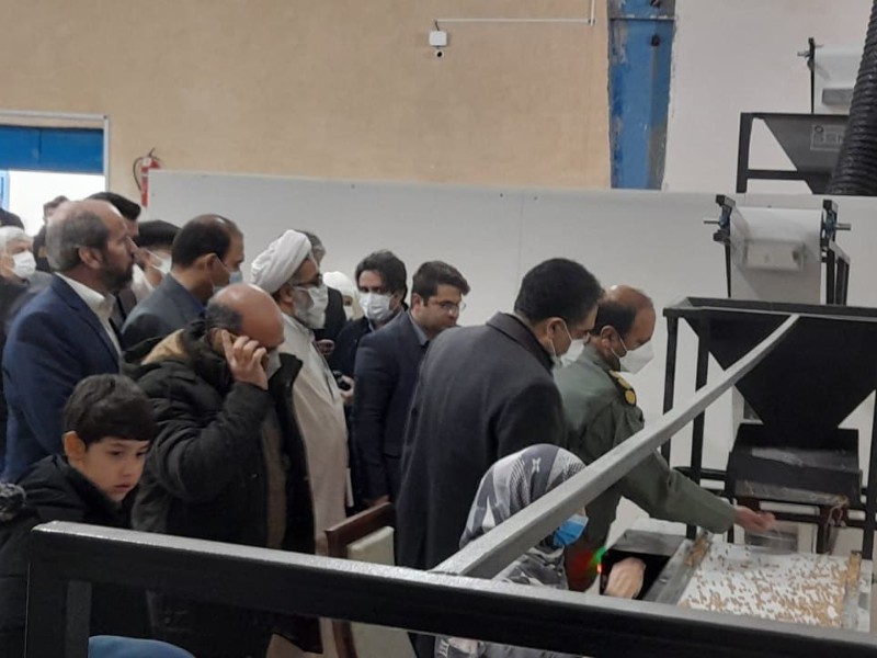 افتتاح کارخانه بسته بندی جبوبات مس چی با ظرفیت13نفر اشتغالزایی در هرسین