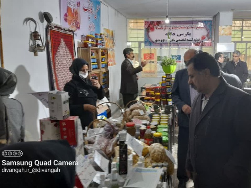 اولین روستا بازار استان کرمانشاه در هرسین افتتاح شد